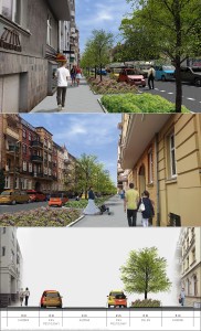 Odcinki A,C - wizualizacja lacznie